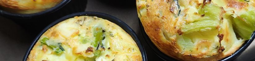 Muffin de Tapioca com Espinafre